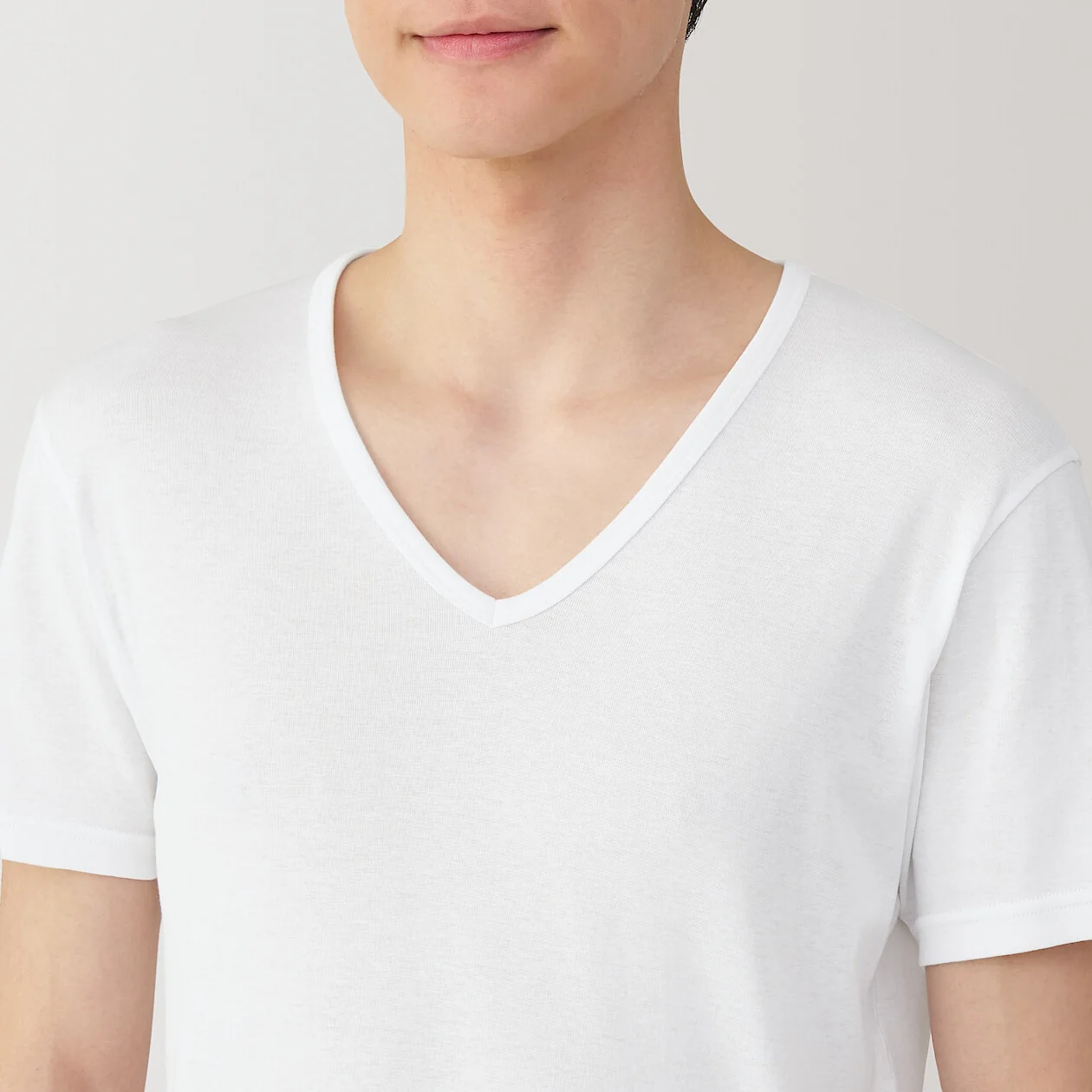Moisture Wicking Cotton V-Neck Short Sleeve T-Shirt - Image 12