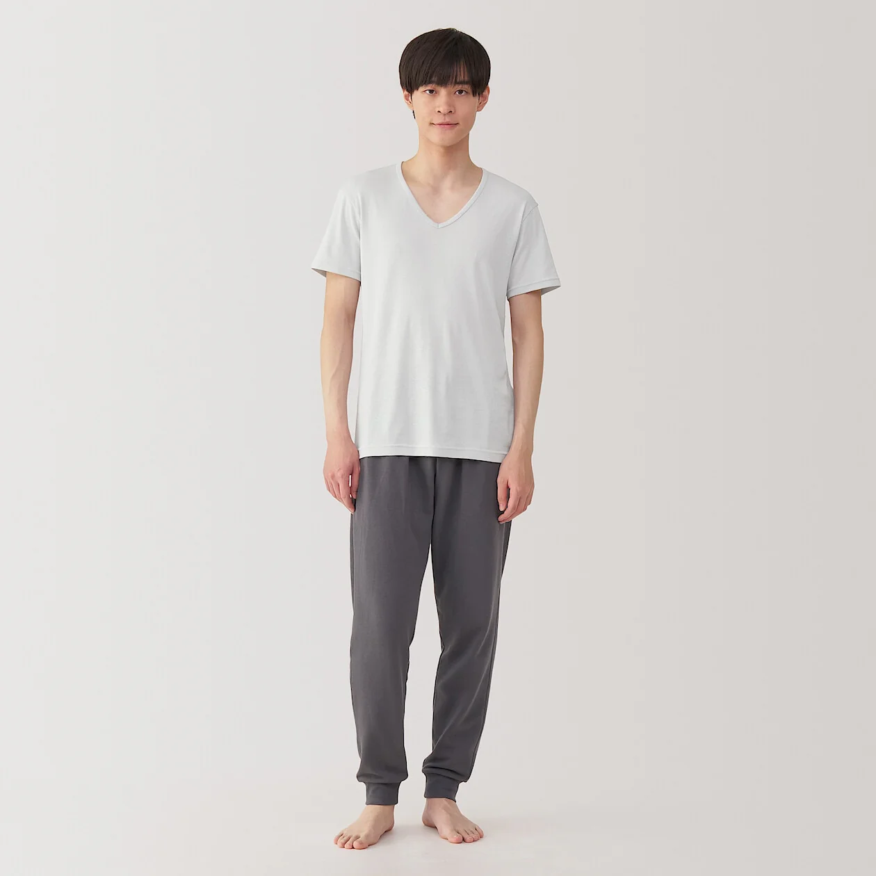 Moisture Wicking Cotton V-Neck Short Sleeve T-Shirt - Image 16