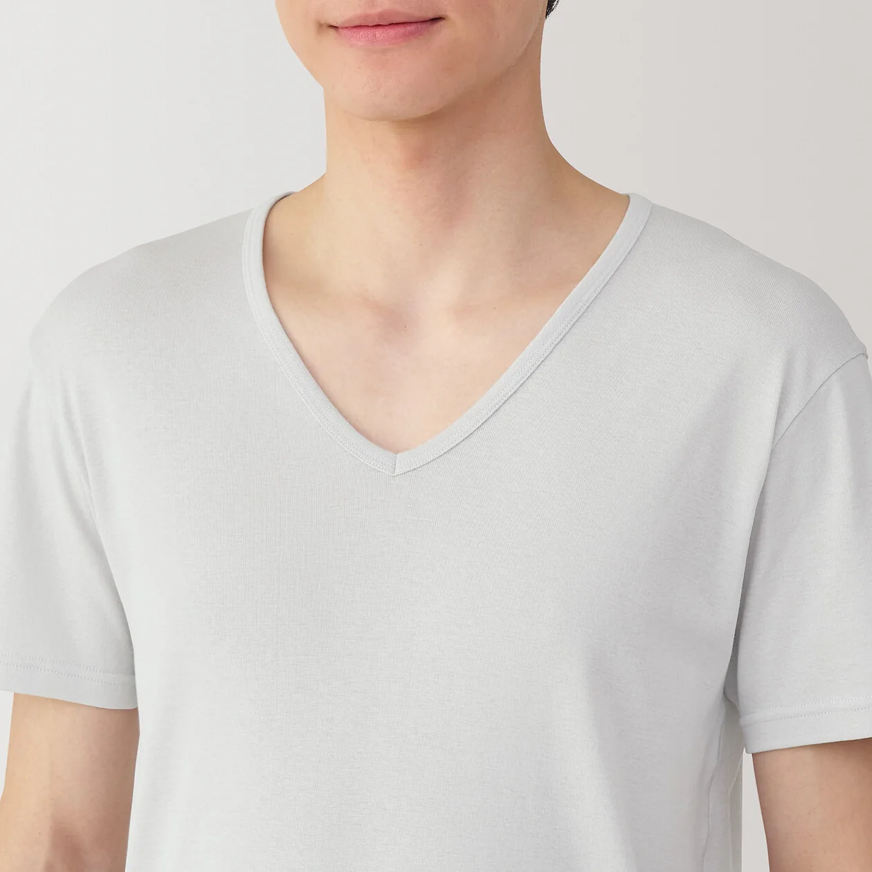 Moisture Wicking Cotton V-Neck Short Sleeve T-Shirt - Image 19
