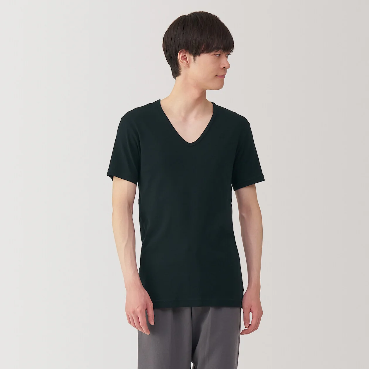 Moisture Wicking Cotton V-Neck Short Sleeve T-Shirt - Image 22