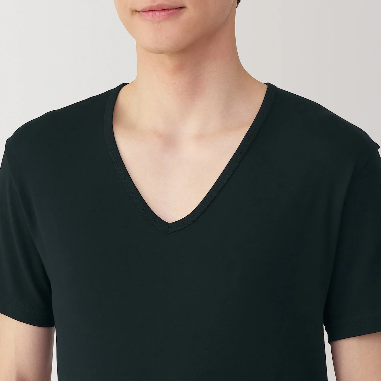 Moisture Wicking Cotton V-Neck Short Sleeve T-Shirt - Image 26