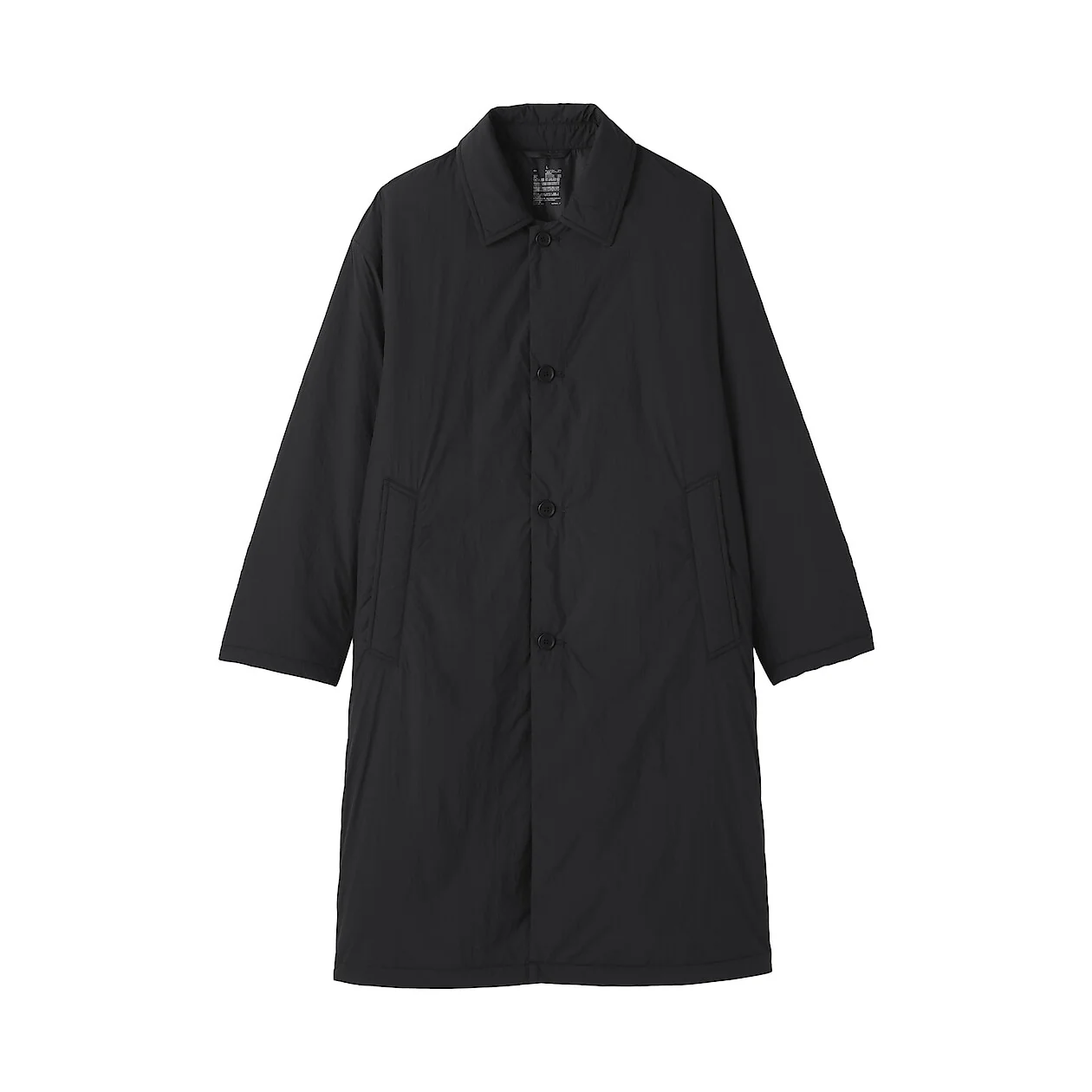 Padded Stand Fall Collar Coat - Image 14