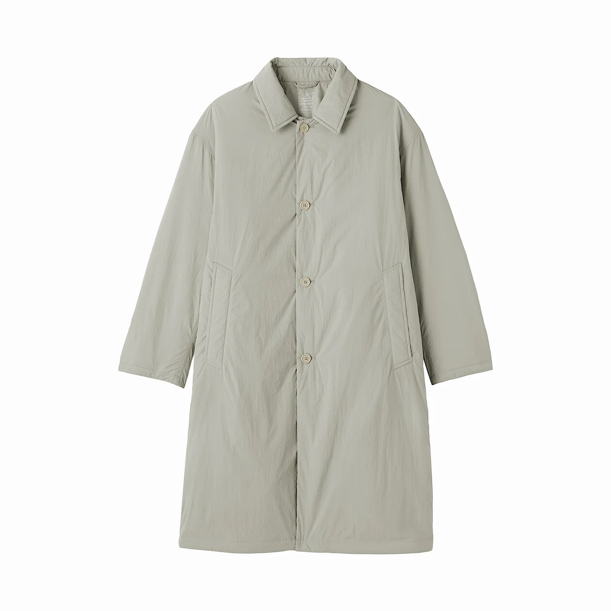 Padded Stand Fall Collar Coat - Image 8