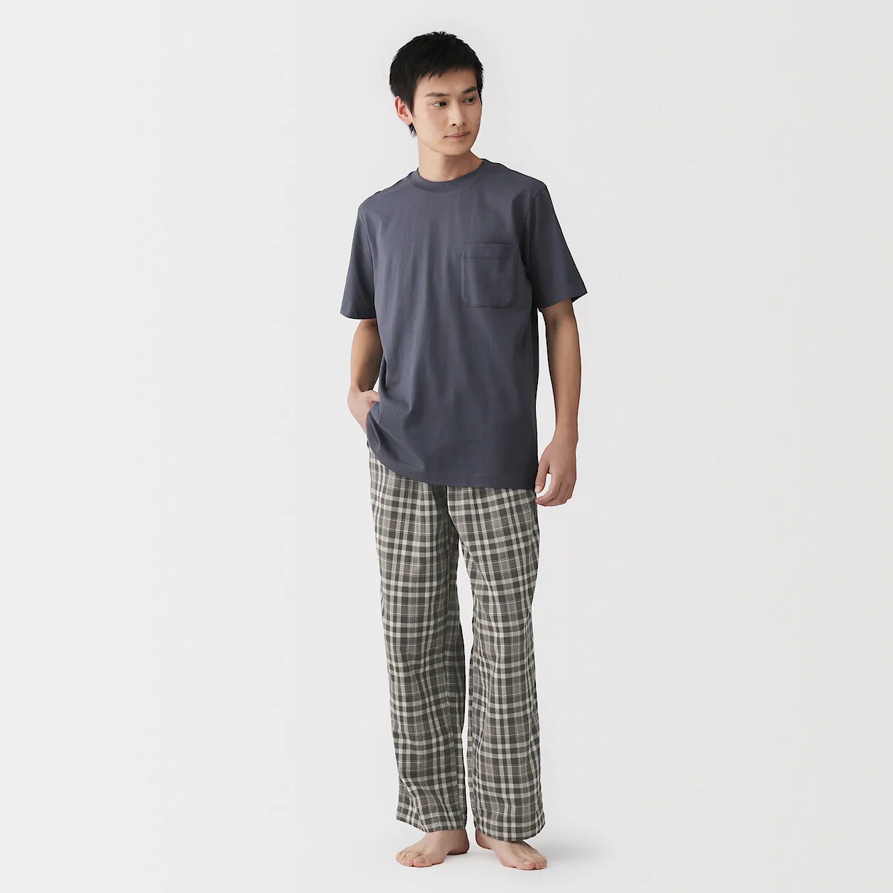 Short Sleeve Top with Double Gauze Long Pants - Image 10