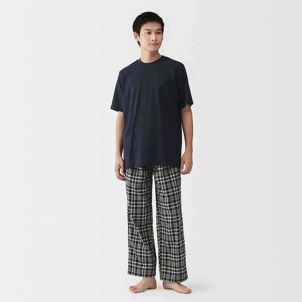 Short Sleeve Top with Double Gauze Long Pants - Image 14
