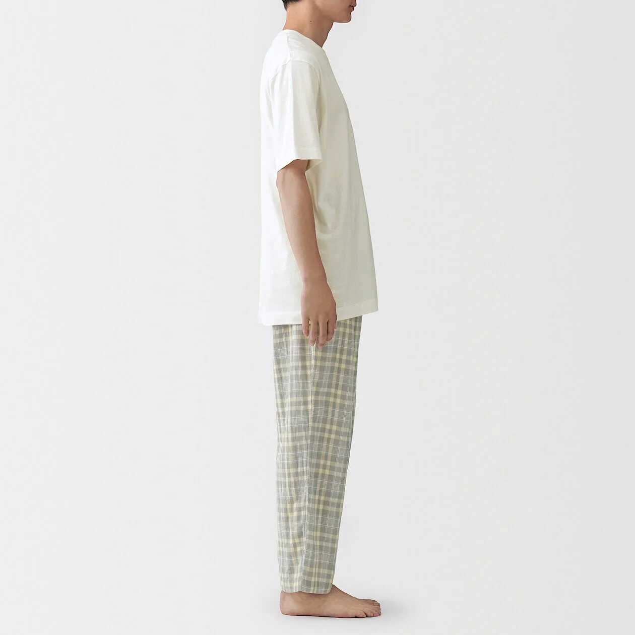 Short Sleeve Top with Double Gauze Long Pants - Image 2