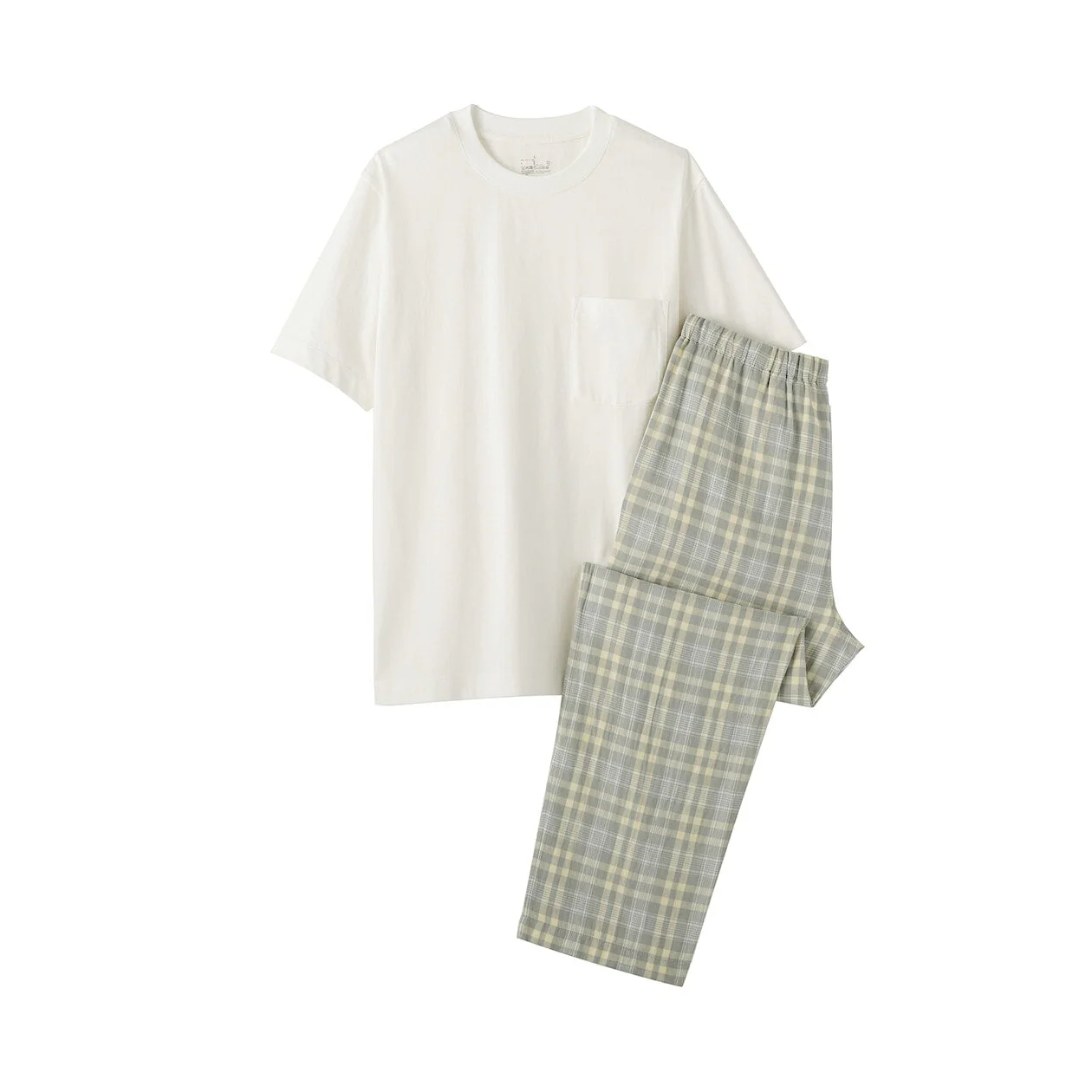 Short Sleeve Top with Double Gauze Long Pants - Image 7