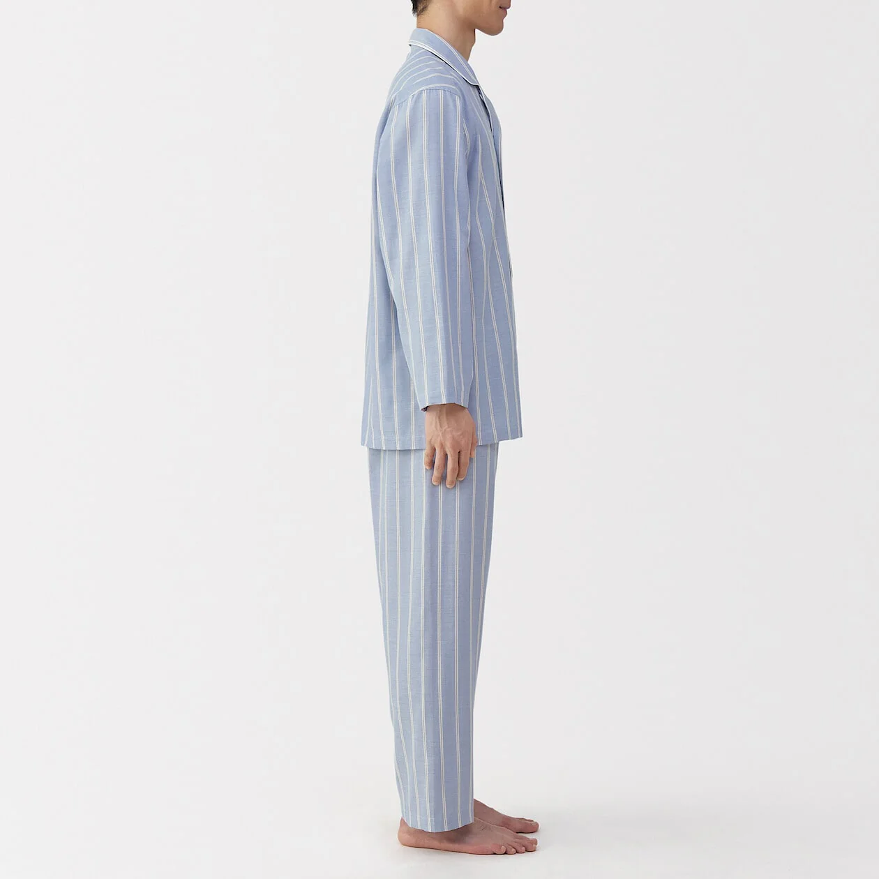 Side Seamless Double Gauze Long Sleeve Pyjamas - Image 51