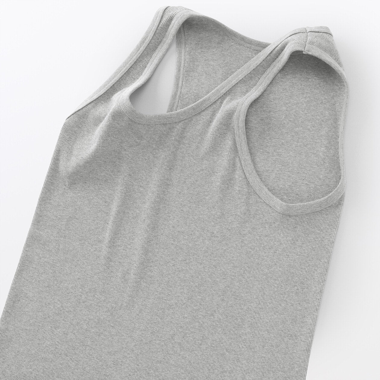 Side Seamless Recycled Cotton Ribbed Tanktop (2pcs) - Image 6
