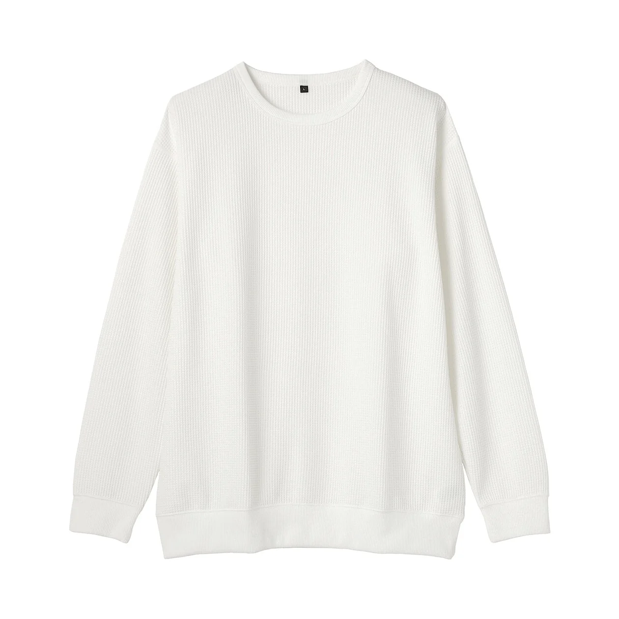 UV Protection Quick Dry Waffle Crewneck Long Sleeve T-Shirt - Image 23