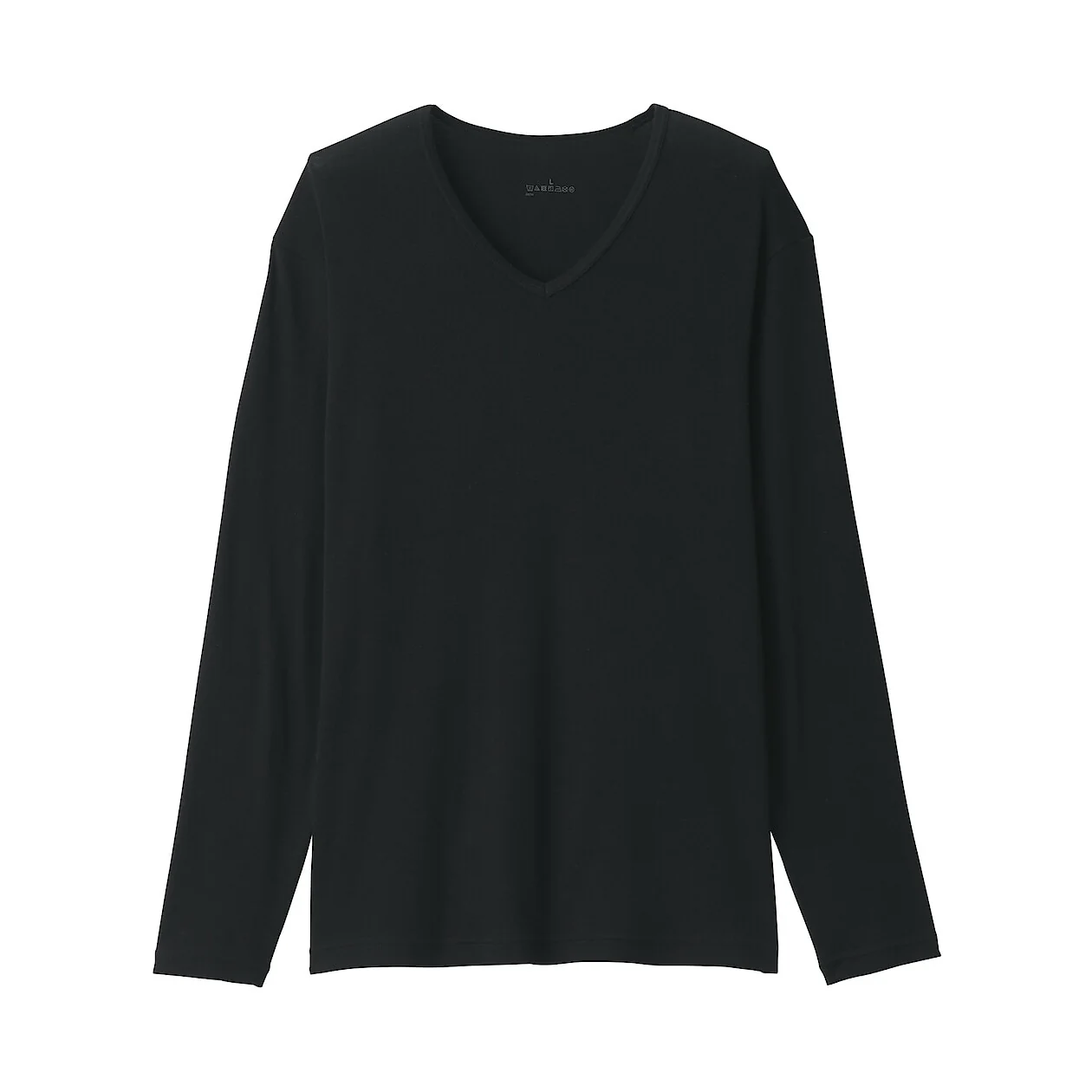 Warm Cotton V-Neck Long Sleeve T-Shirt - Image 6