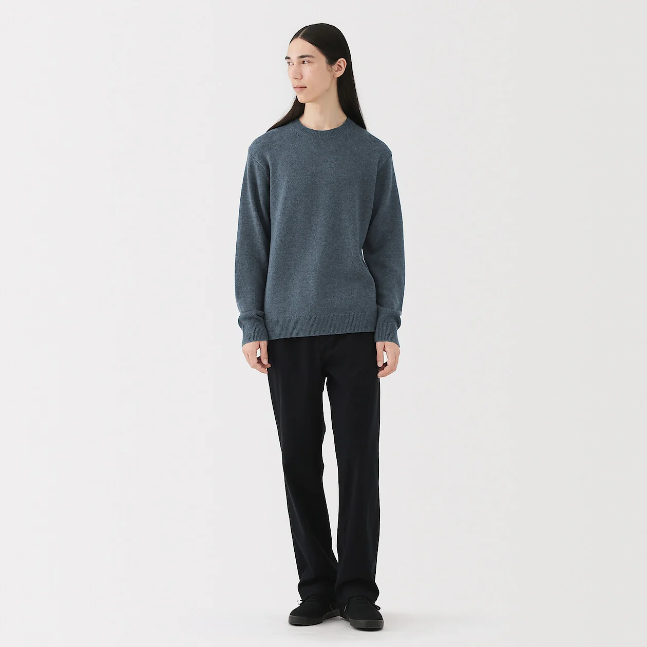 Washable Wool Mid-Gauge Crewneck Sweater - Image 13