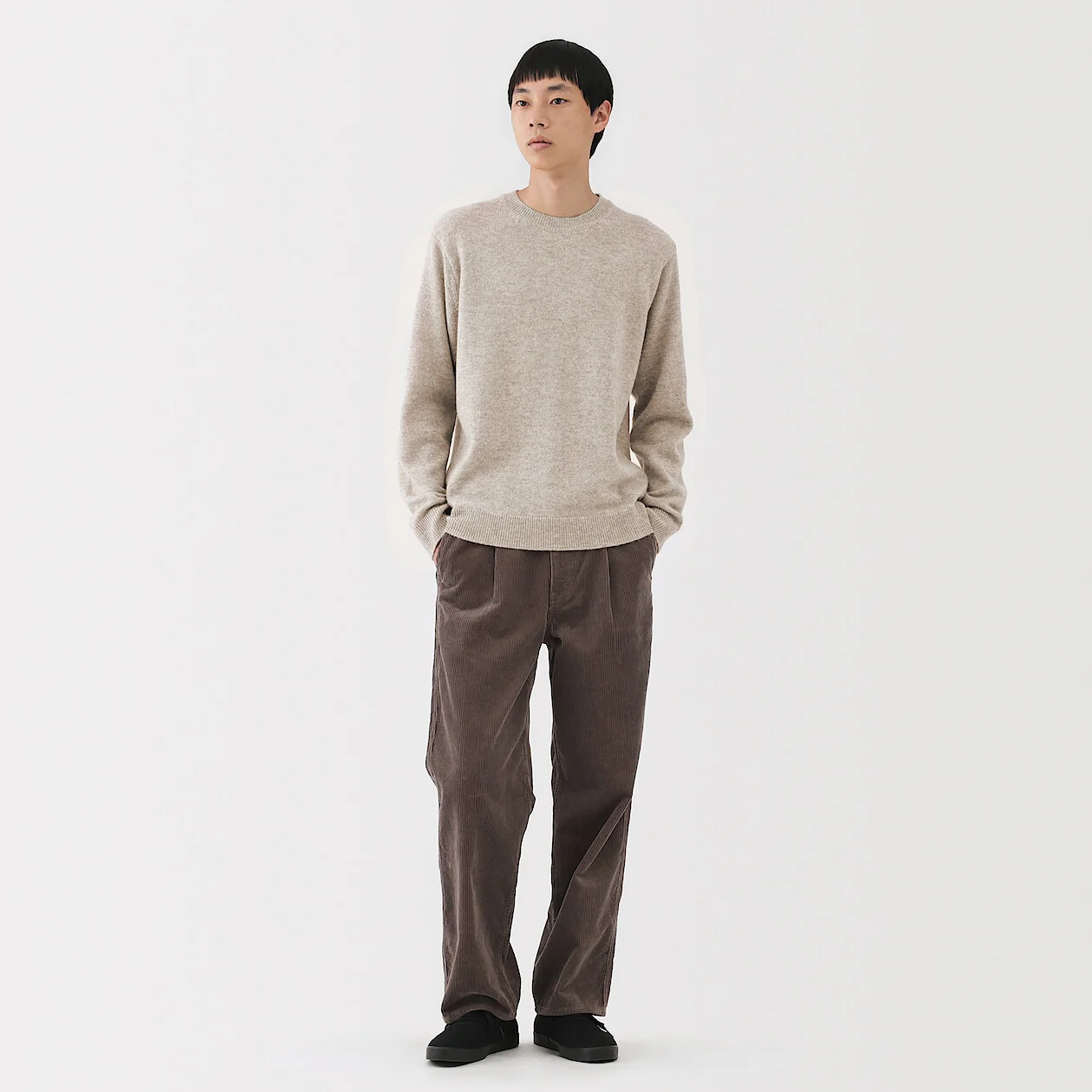 Washable Wool Mid-Gauge Crewneck Sweater - Image 29