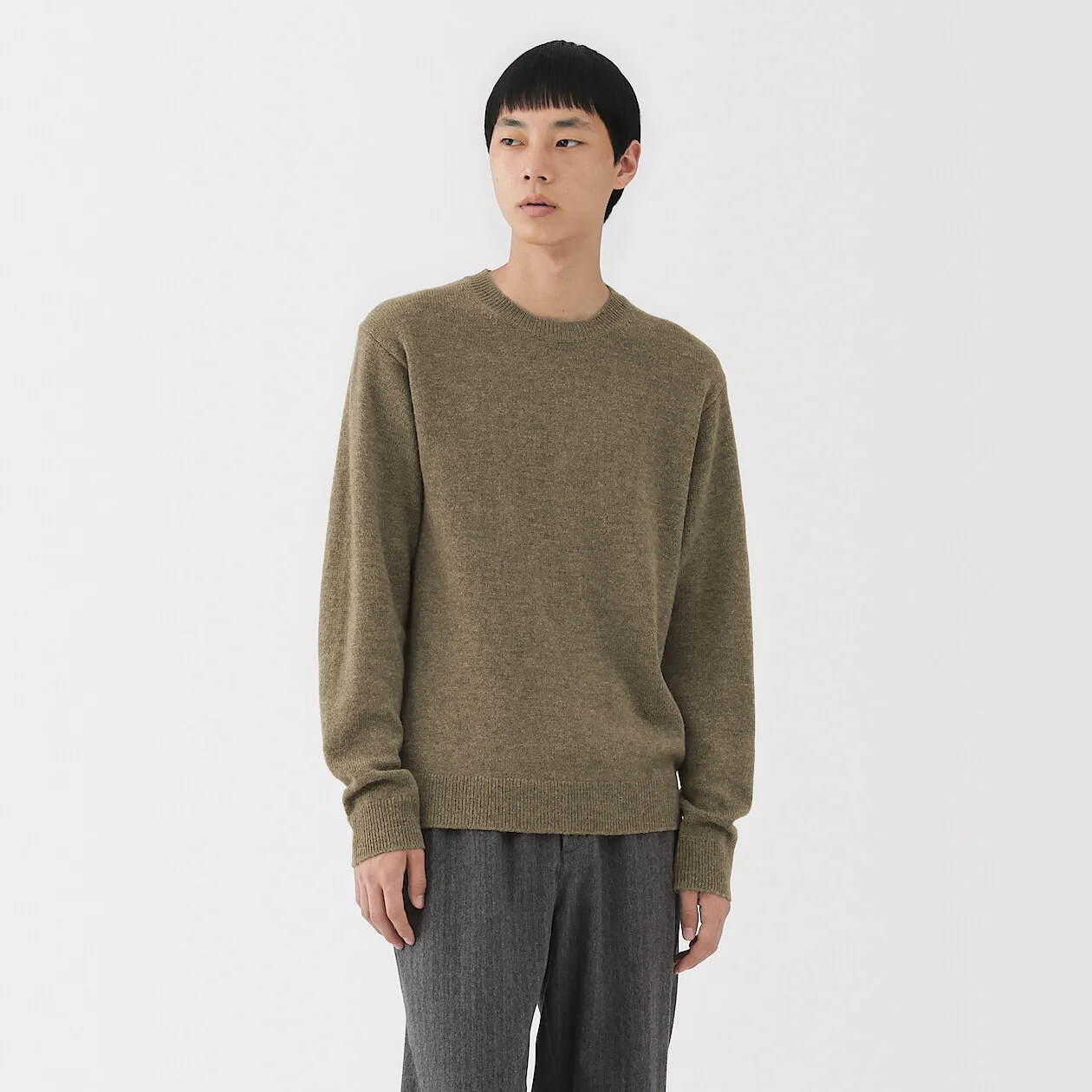 Washable Wool Mid-Gauge Crewneck Sweater - Image 32
