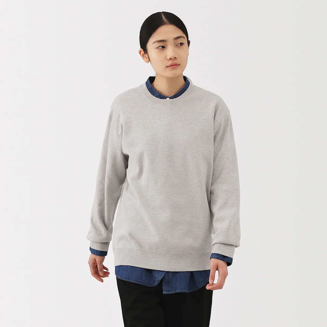 Washable Ribbed Milano Crewneck Sweater - Image 6