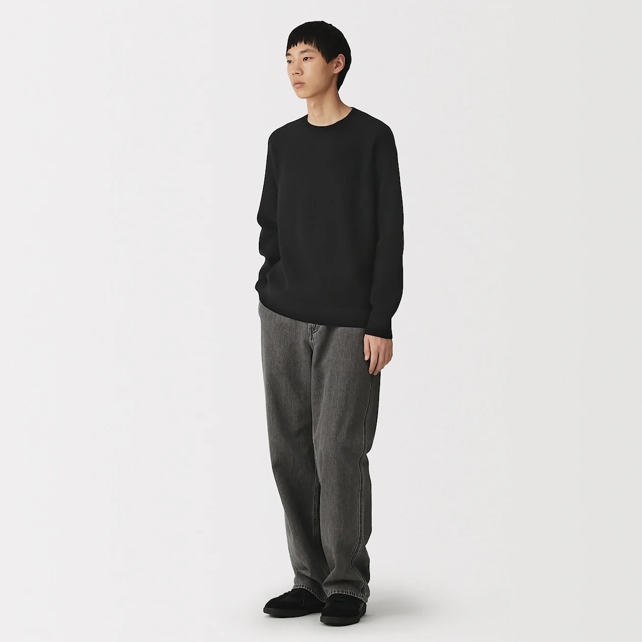 Washable Waffle Crewneck Sweater - Image 11