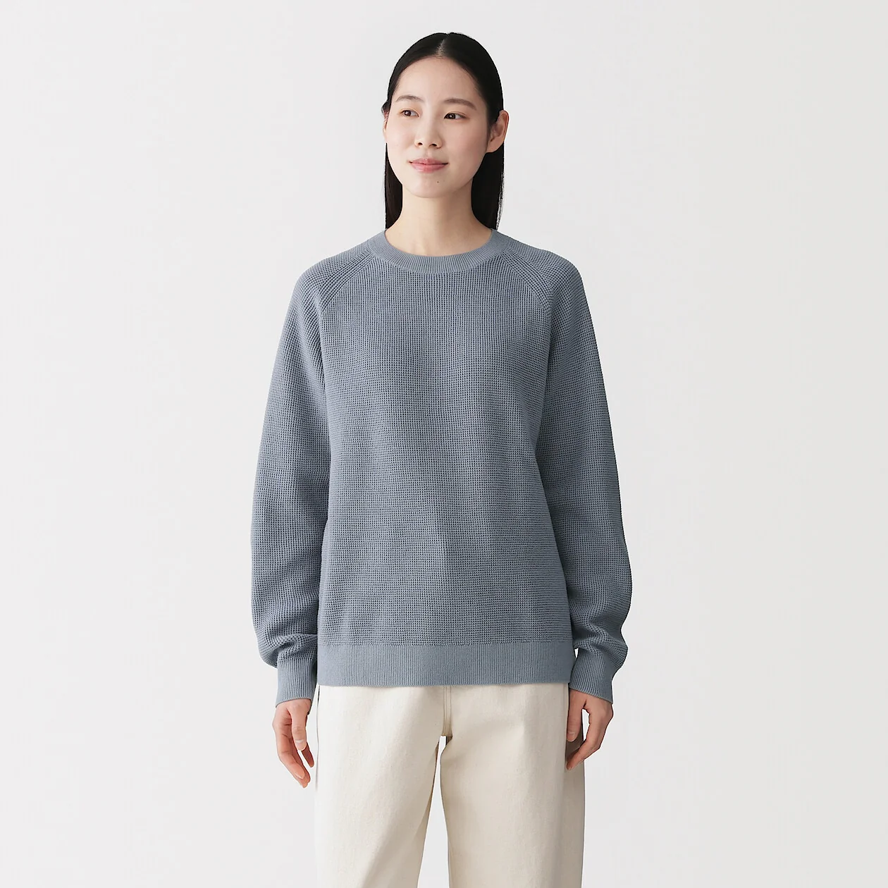 Washable Waffle Crewneck Sweater - Image 20