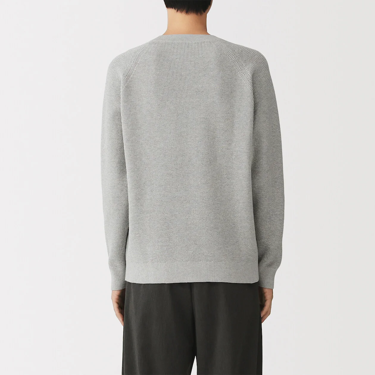 Washable Waffle Crewneck Sweater - Image 5