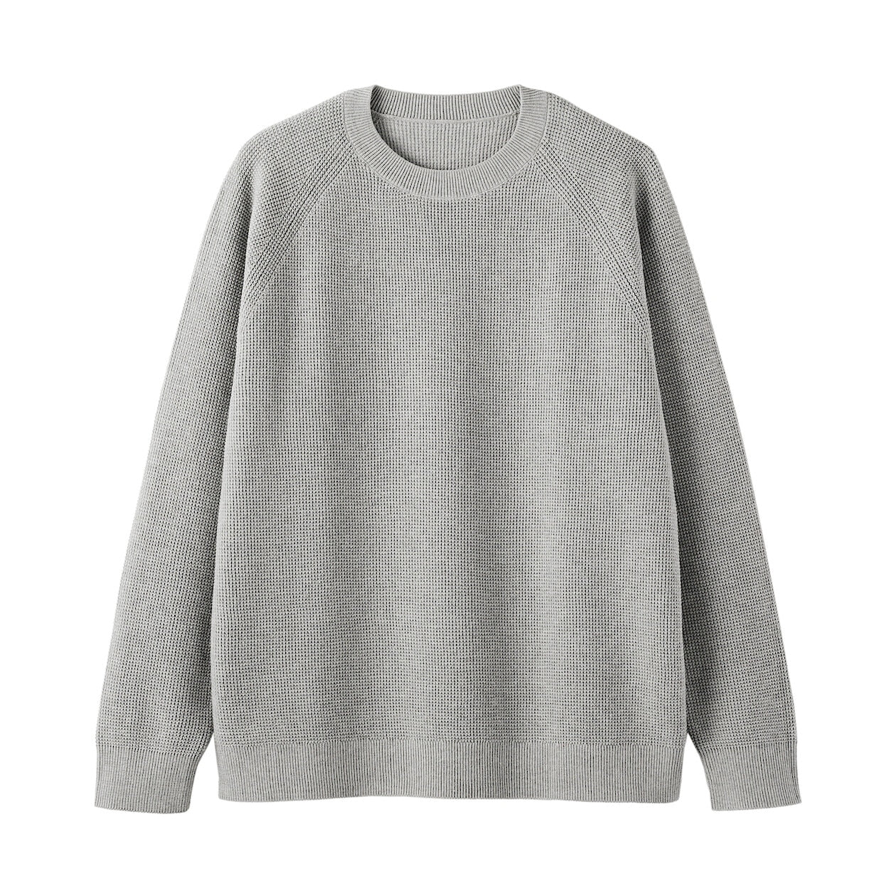 Washable Waffle Crewneck Sweater - Image 7