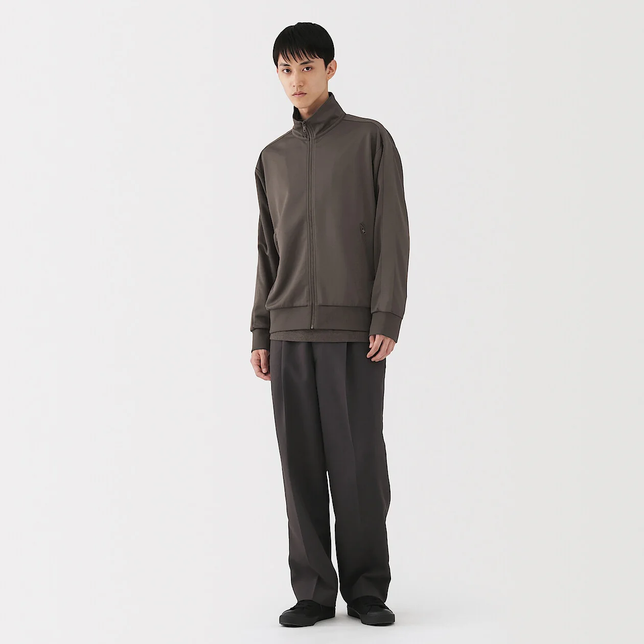 Recycled Polyester Zip-Up Track Jacket - Image 7