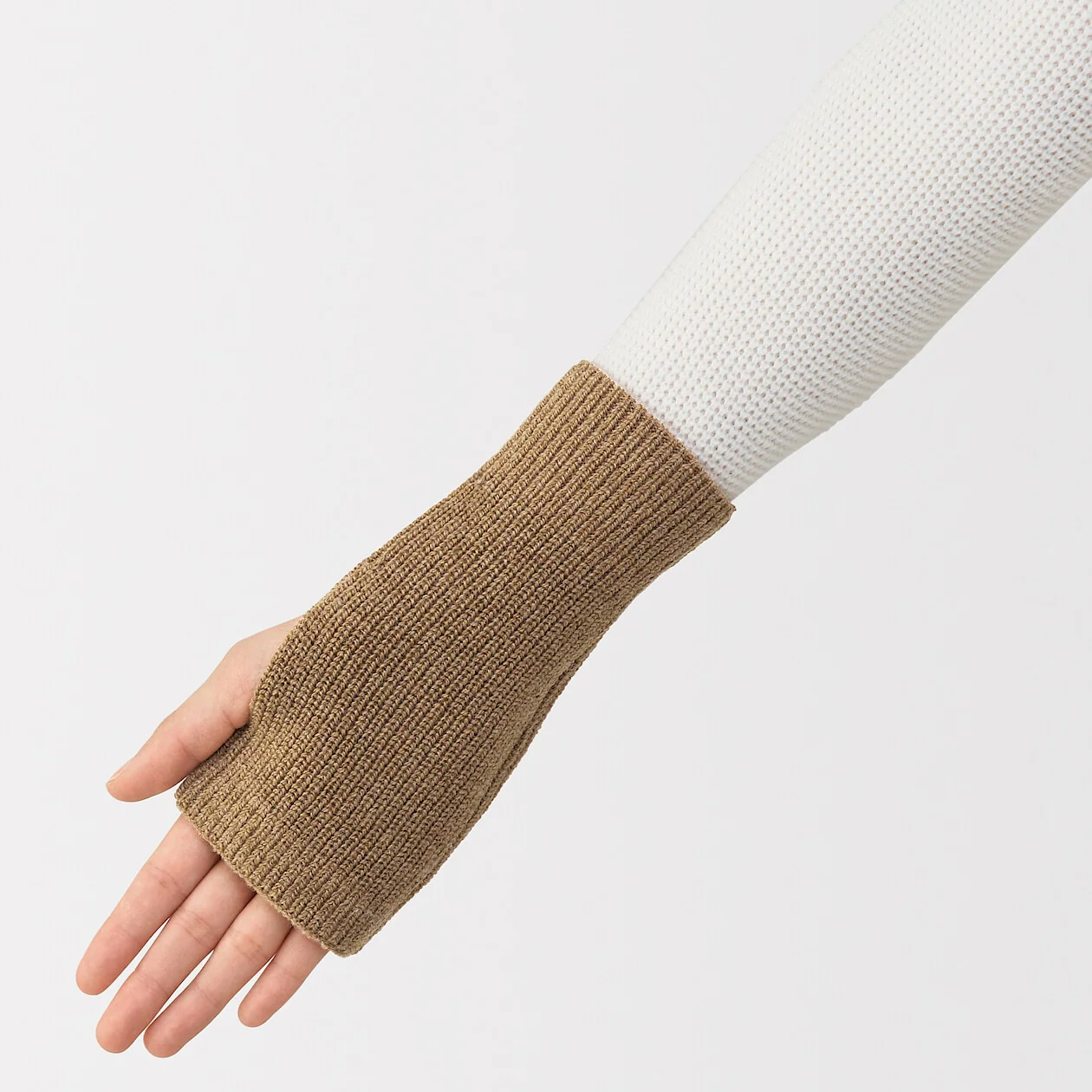 Merino Wool Ridged Hand Warmers
