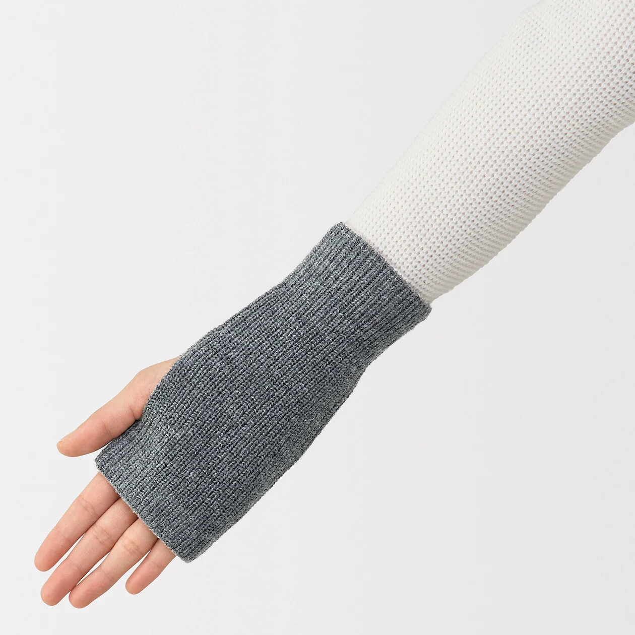 Merino Wool Ridged Hand Warmers - Image 5