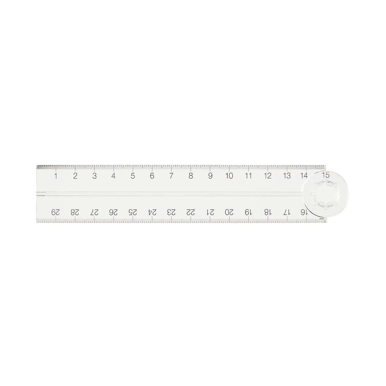 Polycarbonate Double-Sided Ruler - Image 2