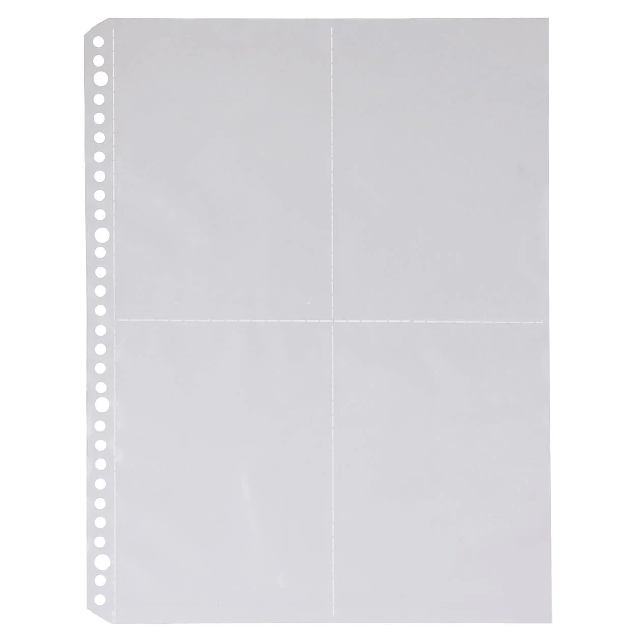 Polypropylene A4 Postcard Pocket Sleeves (10 Sheets)
