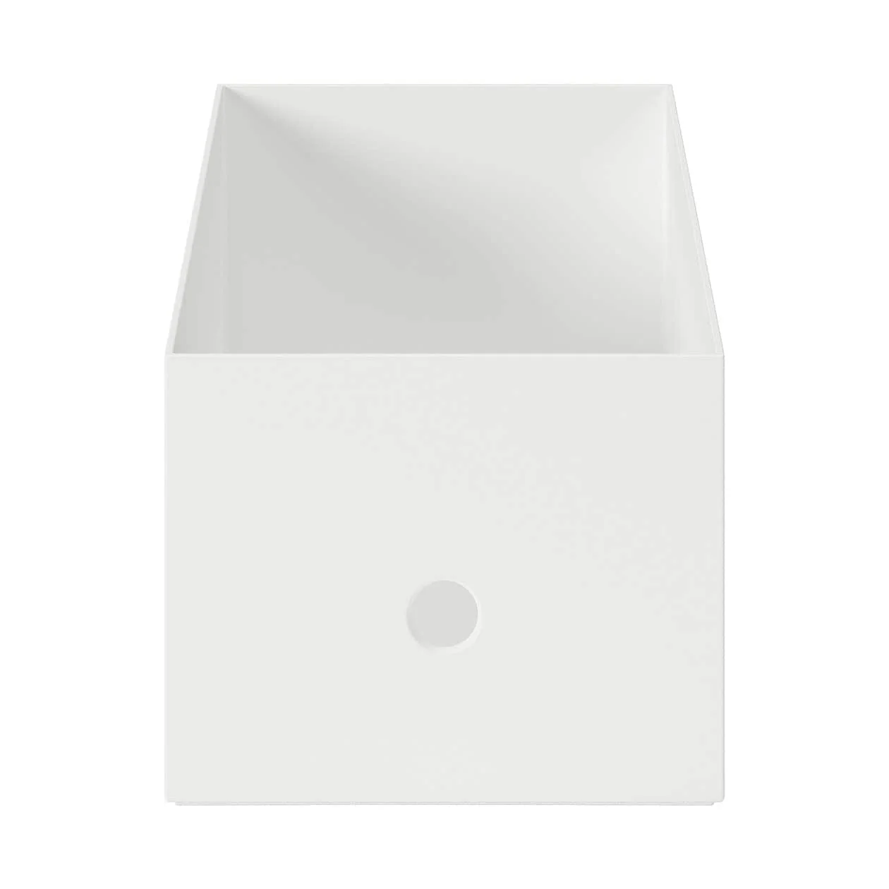 Polypropylene File Box - White Grey 1/2 Wide - Image 3