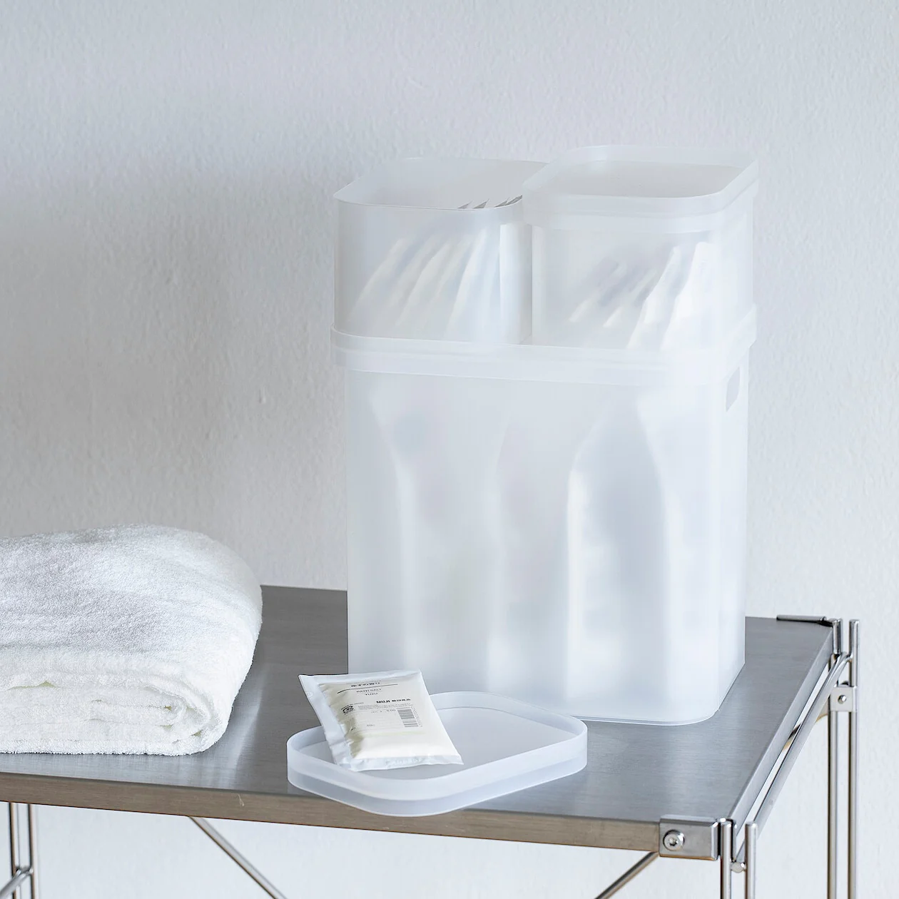 Recycled Polypropylene Half-Width Makeup Box - 1/2 - Image 9
