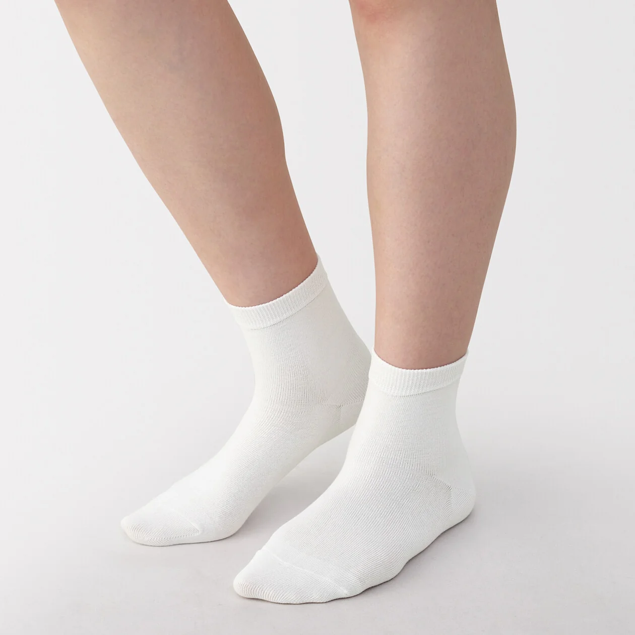 Right Angle 3 Layer Loose Top Short Socks