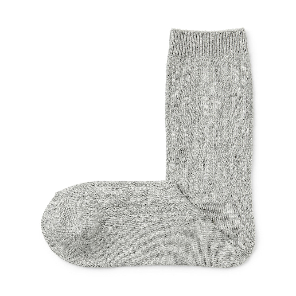 Right Angle Loose Top Cable Stitch Socks - Image 2