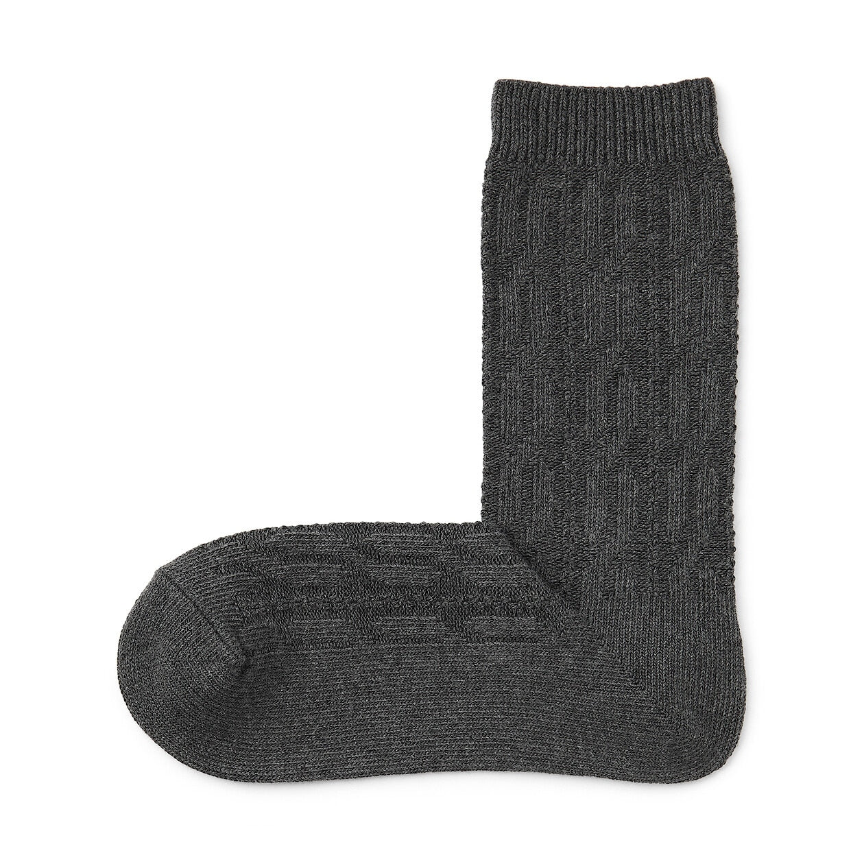 Right Angle Loose Top Cable Stitch Socks - Image 3