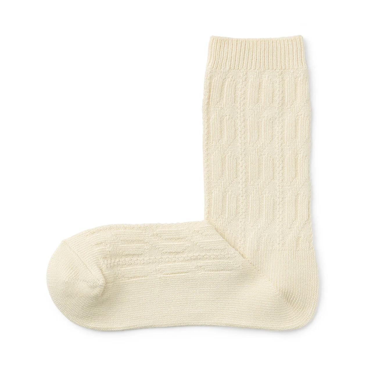 Right Angle Loose Top Cable Stitch Socks - Image 7