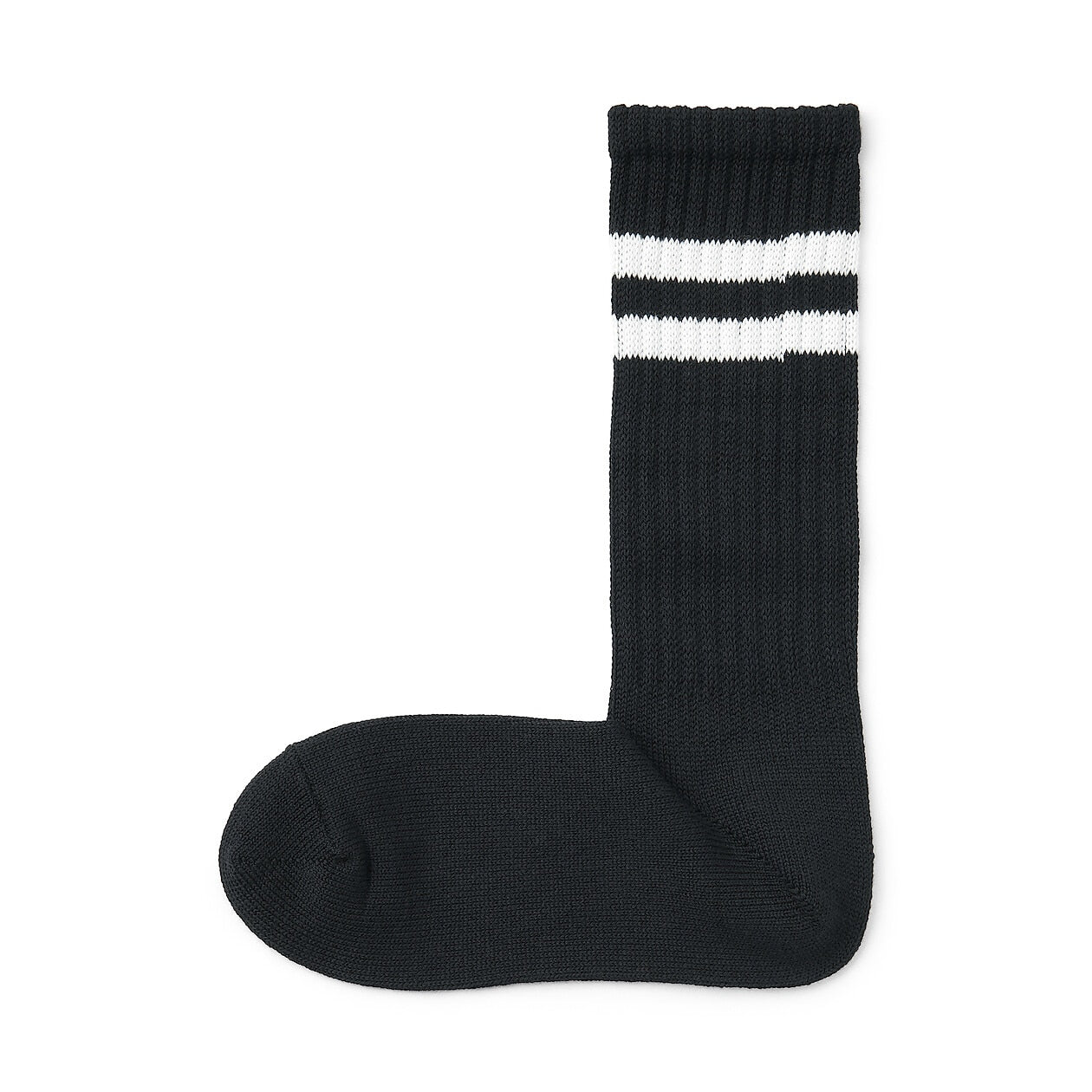 Right Angle Loose Top Striped Rib Socks - Image 7