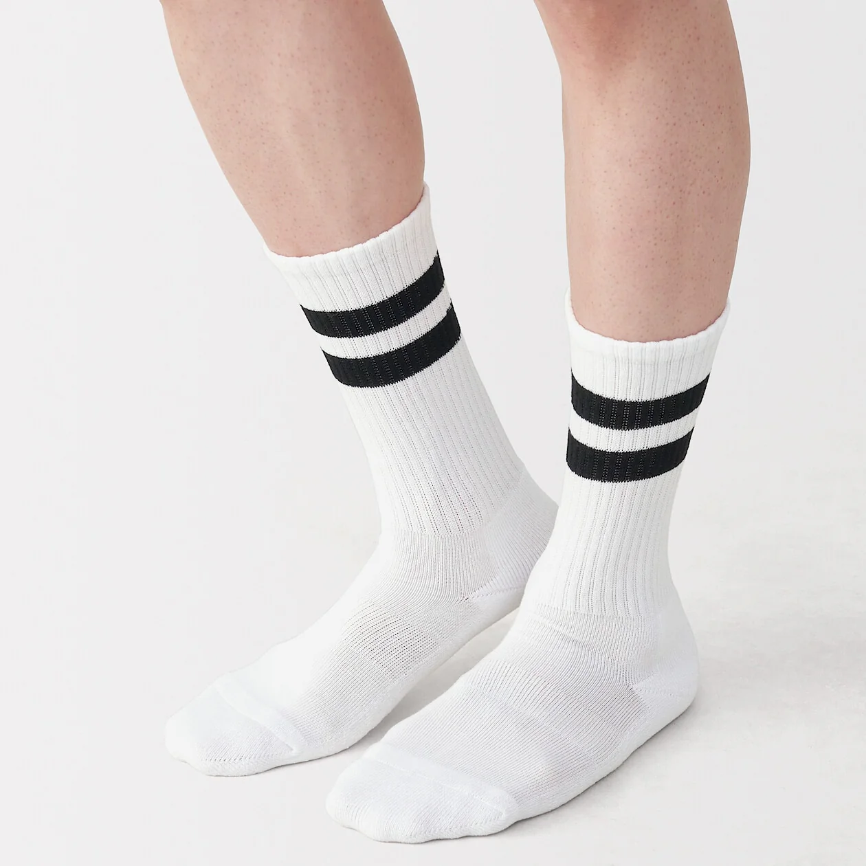 Right Angle Pile Socks - Stripe