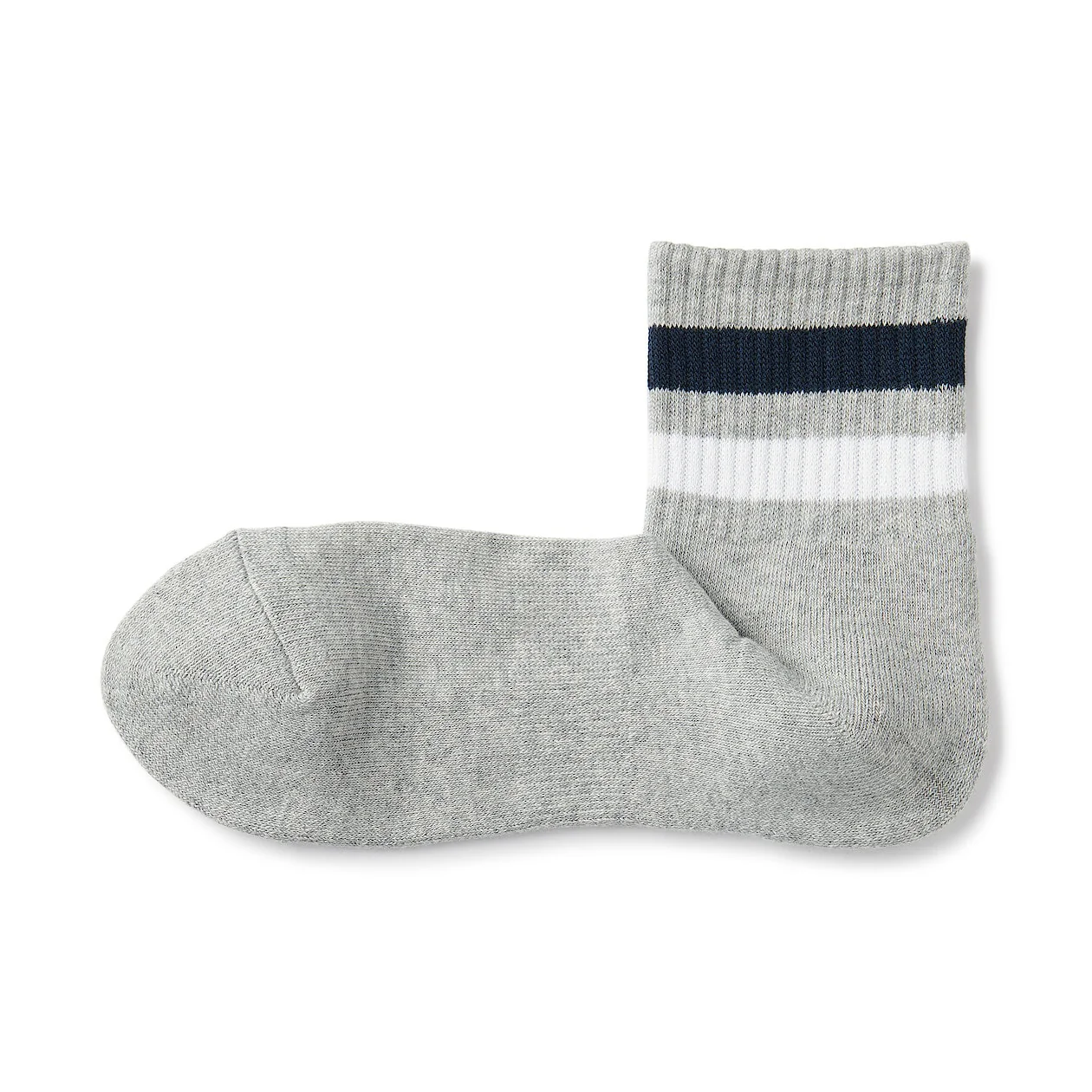 Right Angle Pile Stripe Short Socks - Image 7