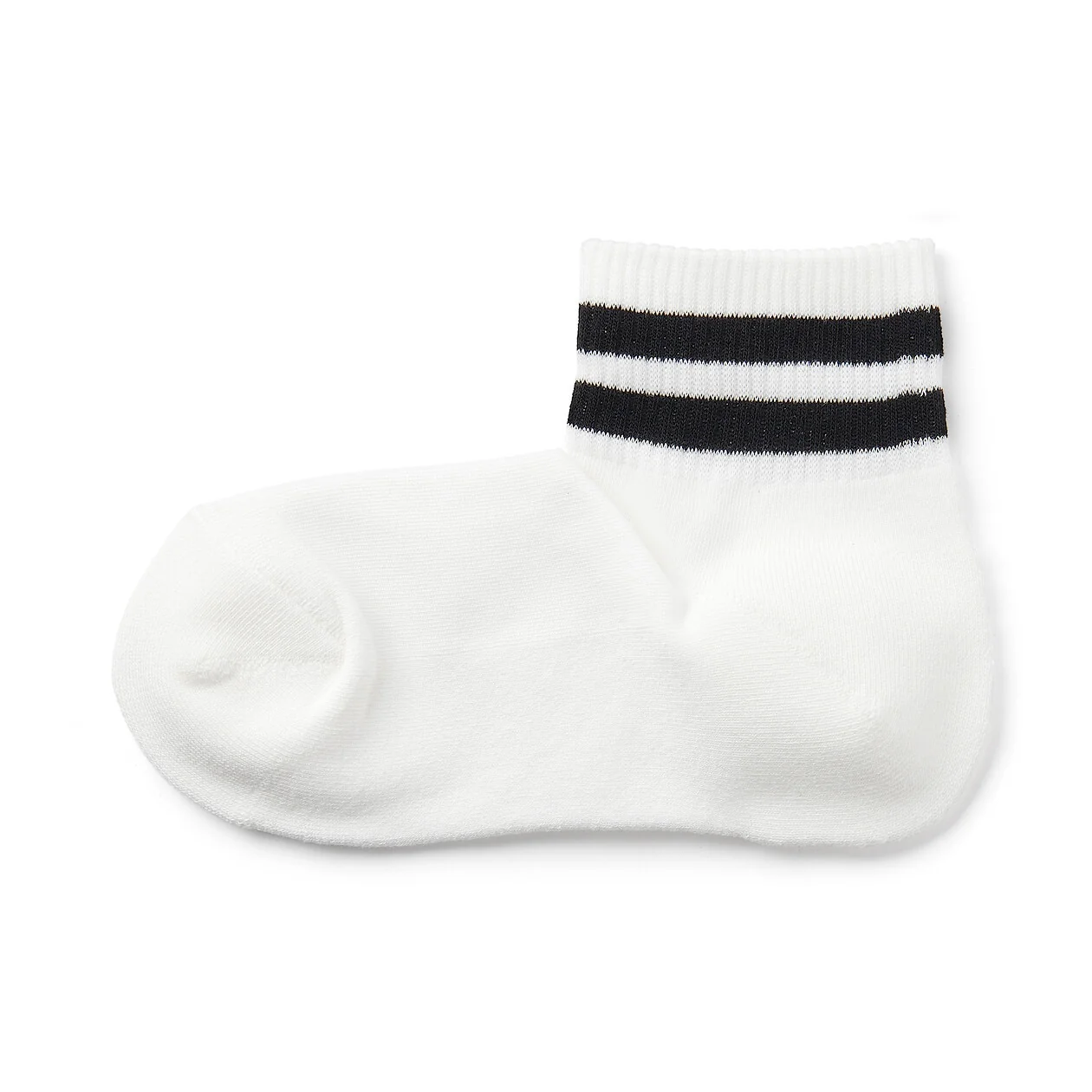 Right Angle Pile Stripe Short Socks - Image 2