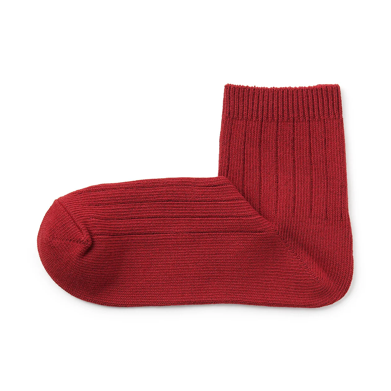 Right Angle Soft Top Ribbed Short Socks - Image 2