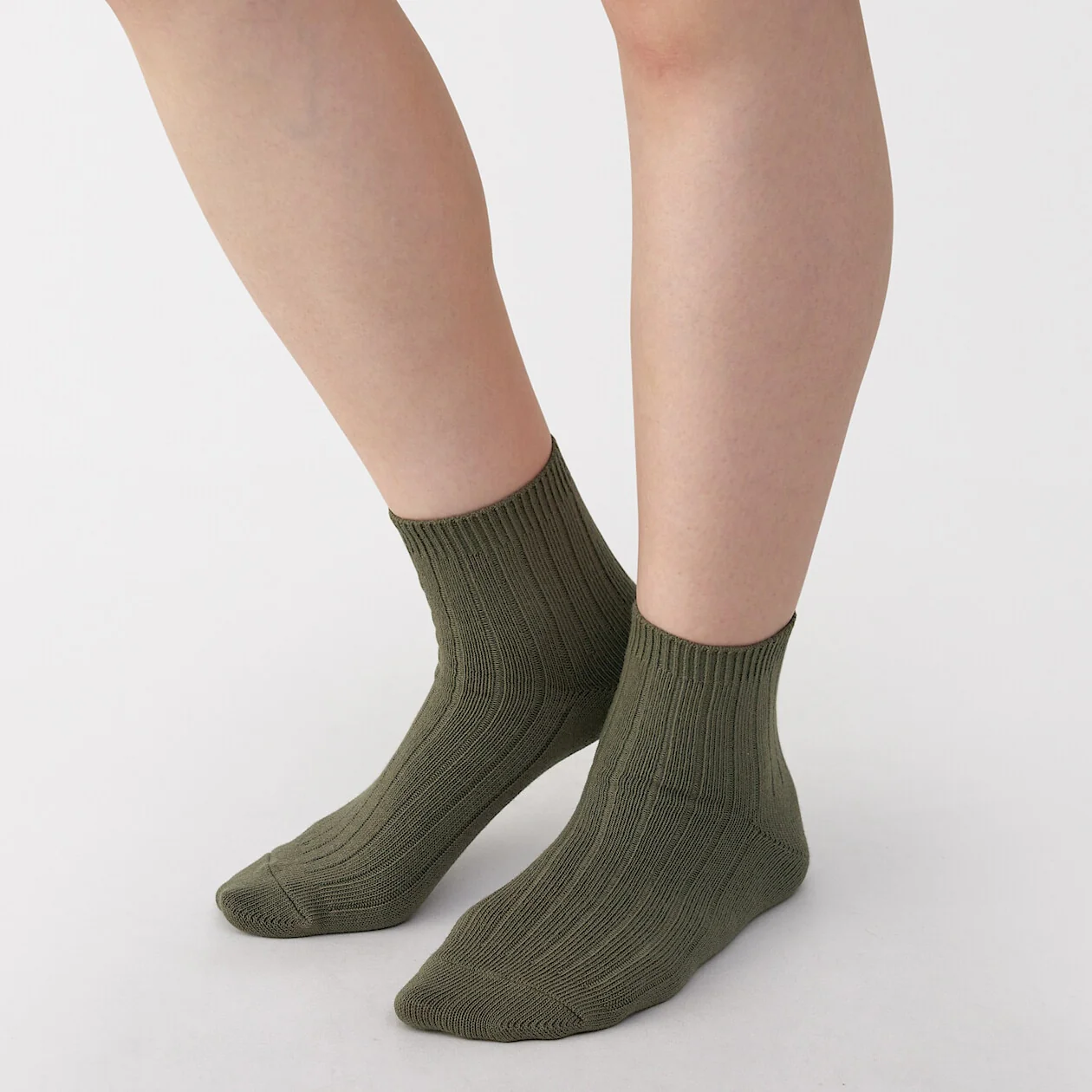 Right Angle Soft Top Ribbed Short Socks - Image 6