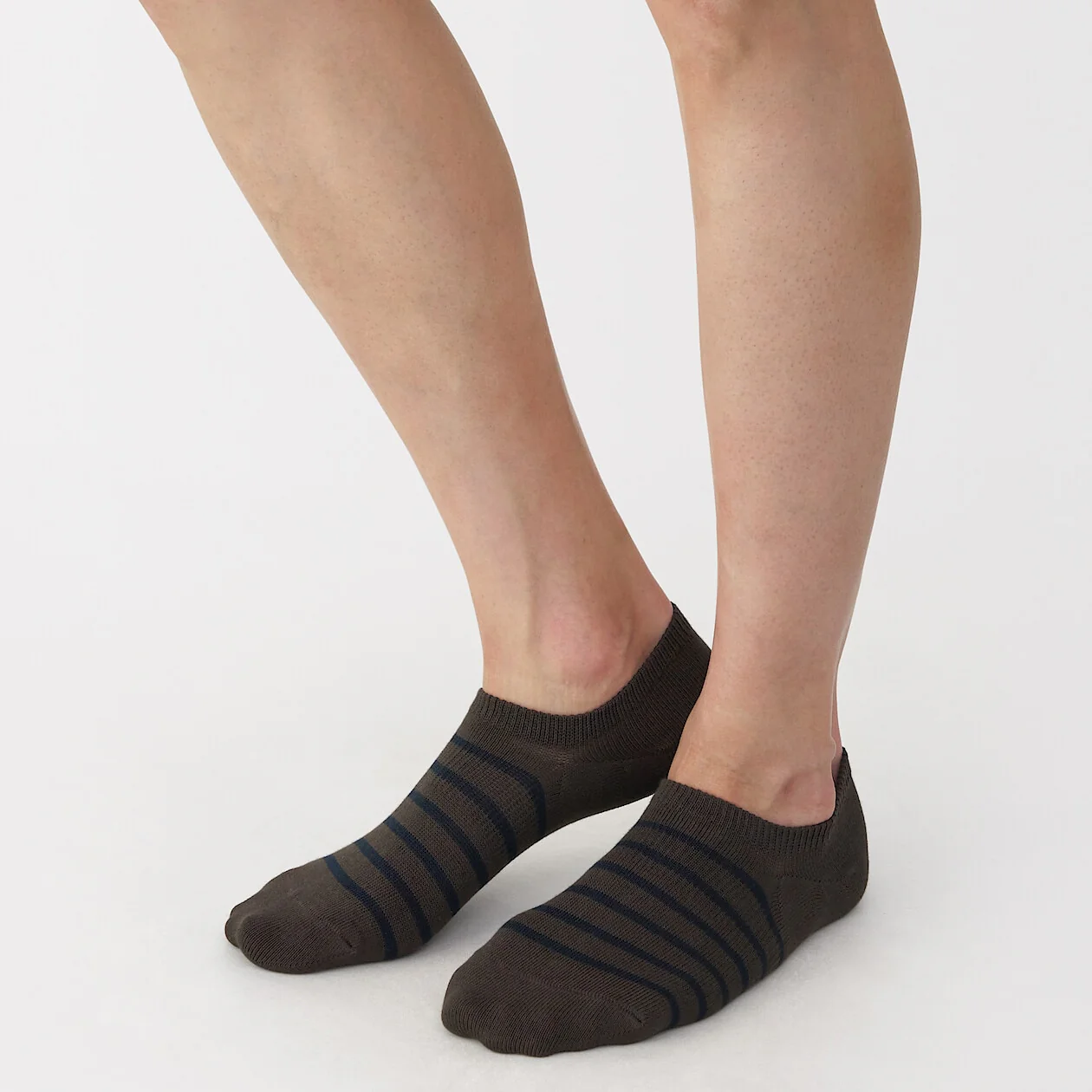 Right Angle Striped Sneaker Socks - Image 11