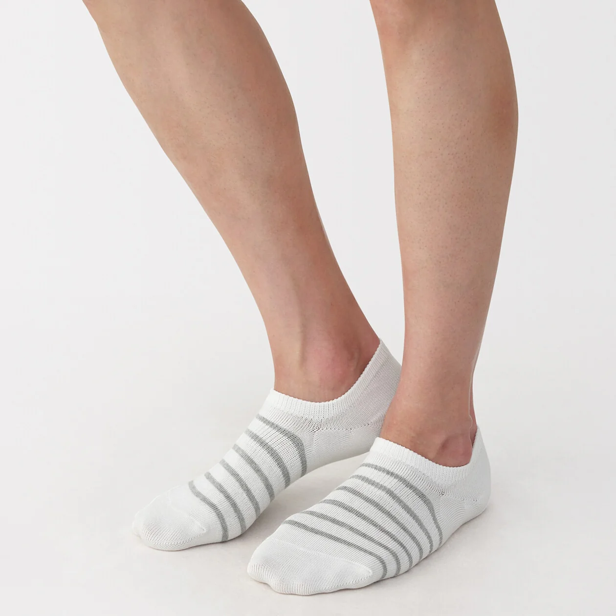 Right Angle Striped Sneaker Socks - Image 14