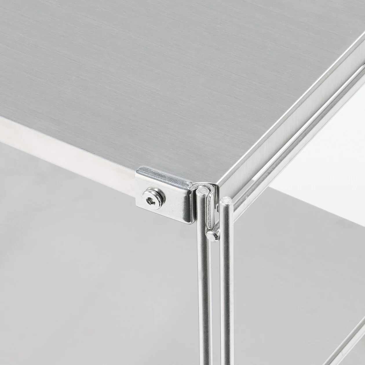 Stainless Steel Unit Shelf Set - Wide - Large - Image 5