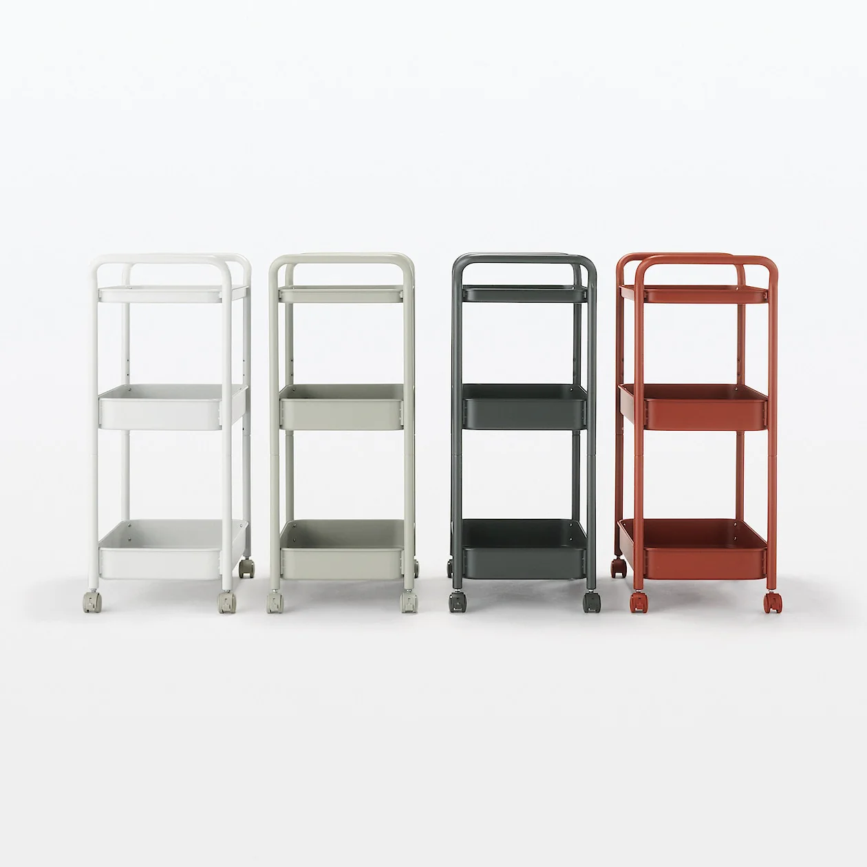 Steel Pipe Storage Trolley Rack (3-Tier) - Image 8