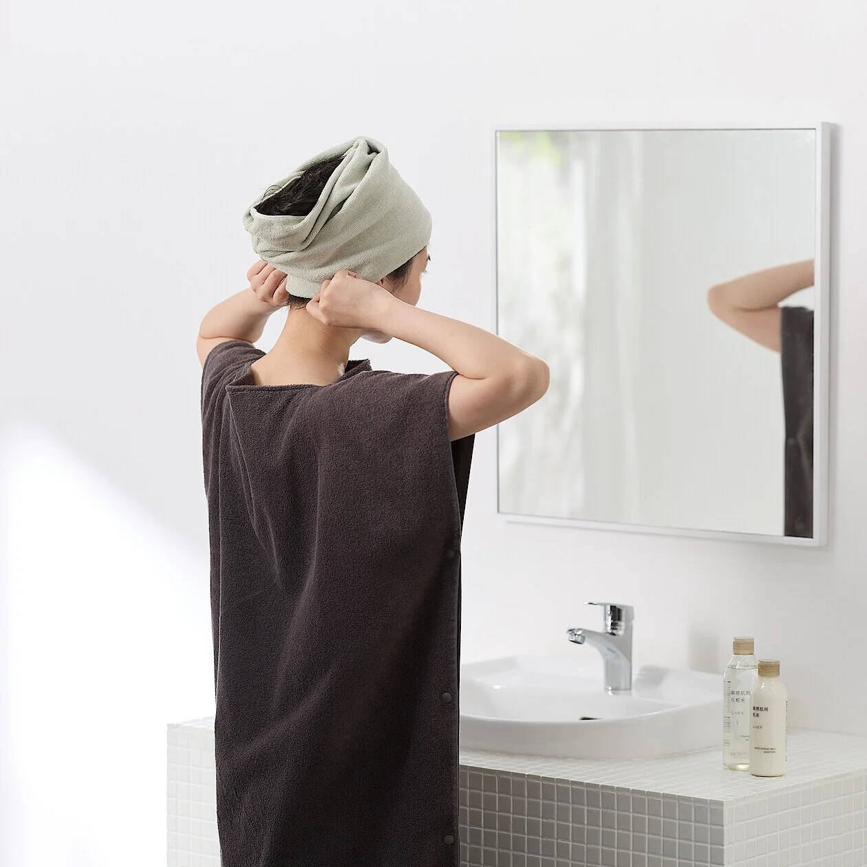Stretchy Turban Towel - Image 3