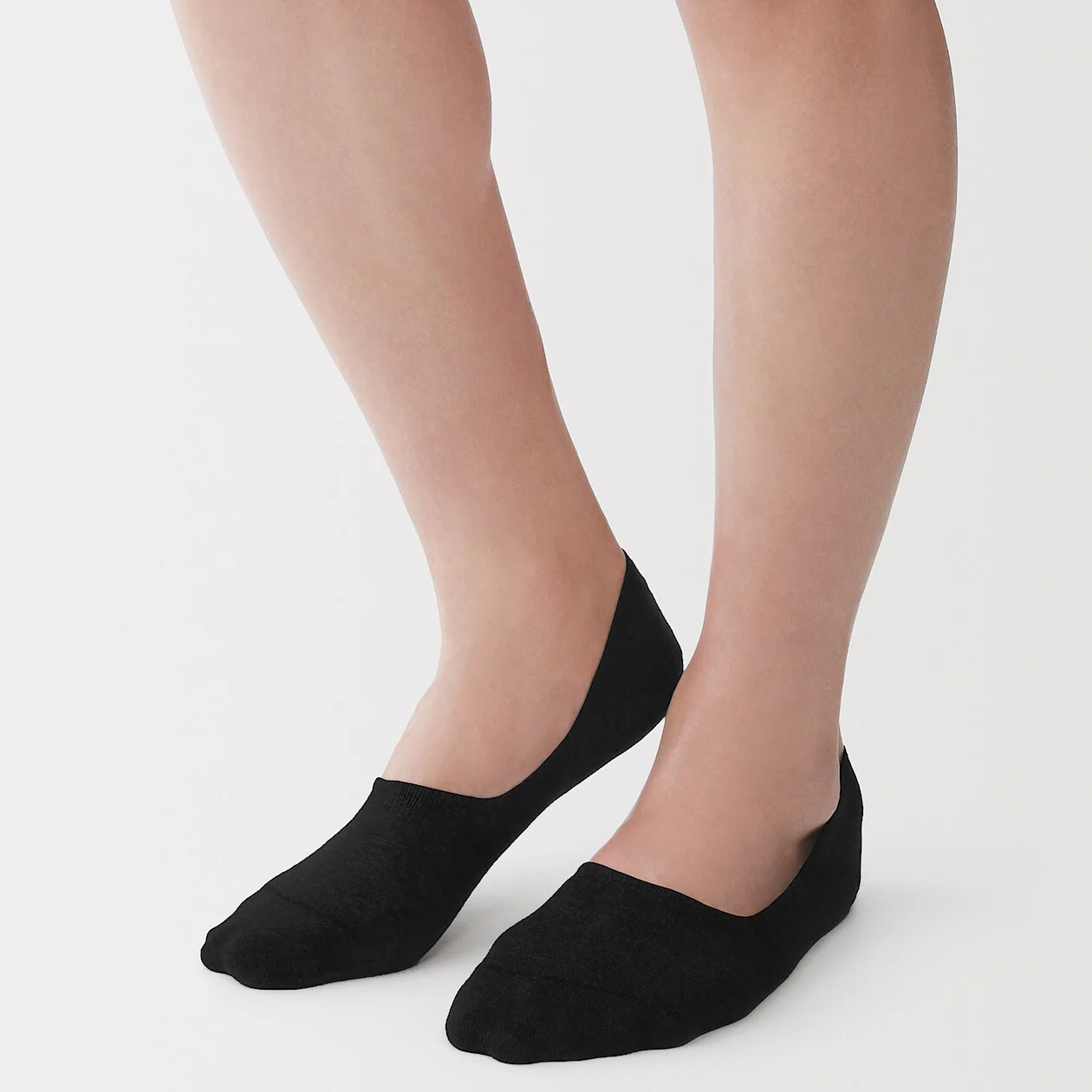 Thin No-Show Socks with Heel Grip