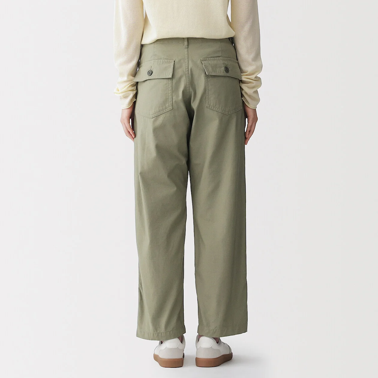 Washed Back Satin Baker Pants - Image 4