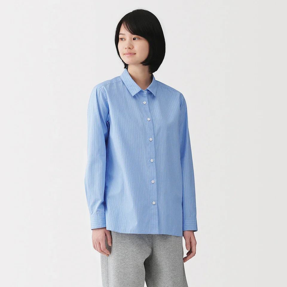 Washed Broadcloth Long Sleeve Shirt - Image 28