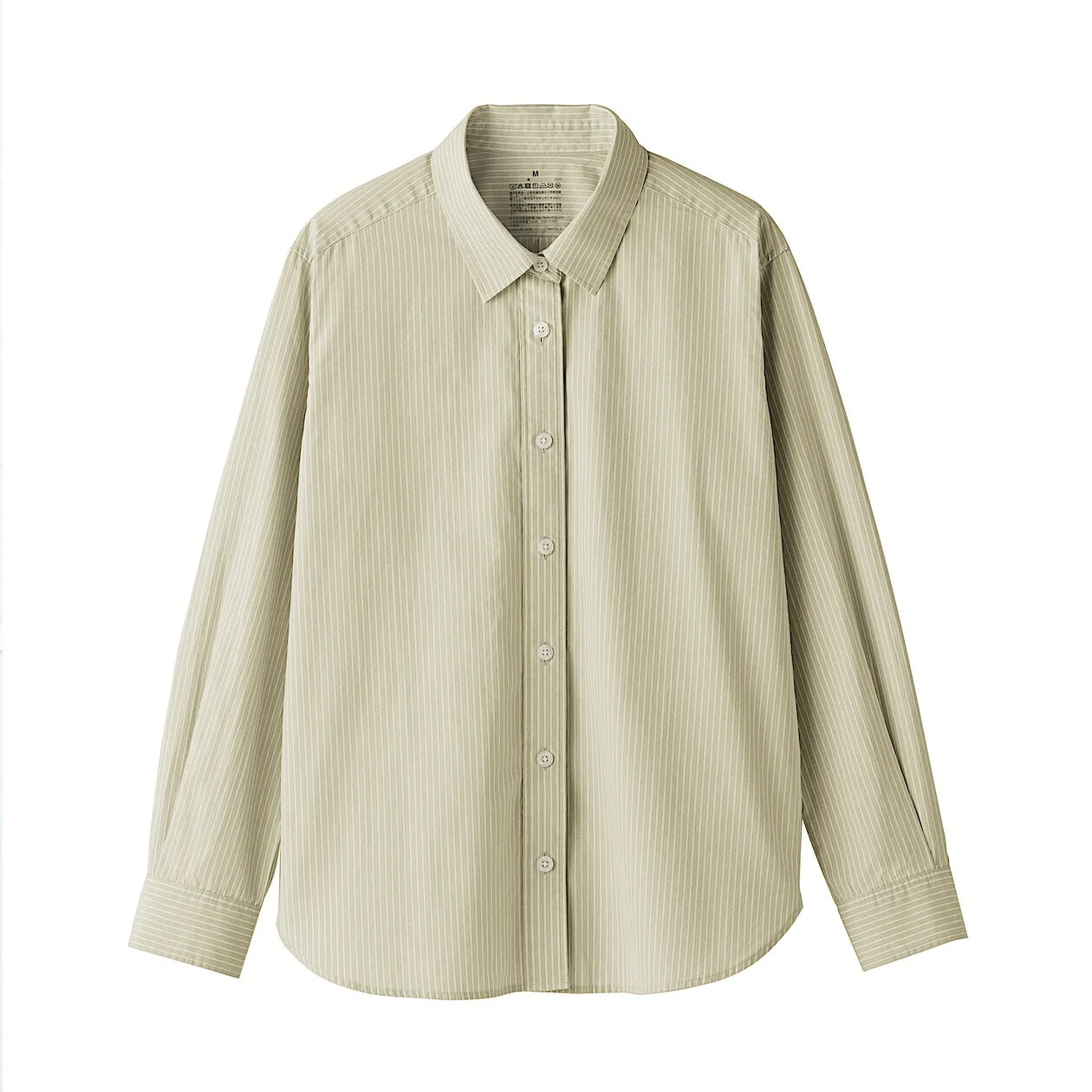 Washed Broadcloth 100% Cotton Long Sleeve Shirt - Image 7