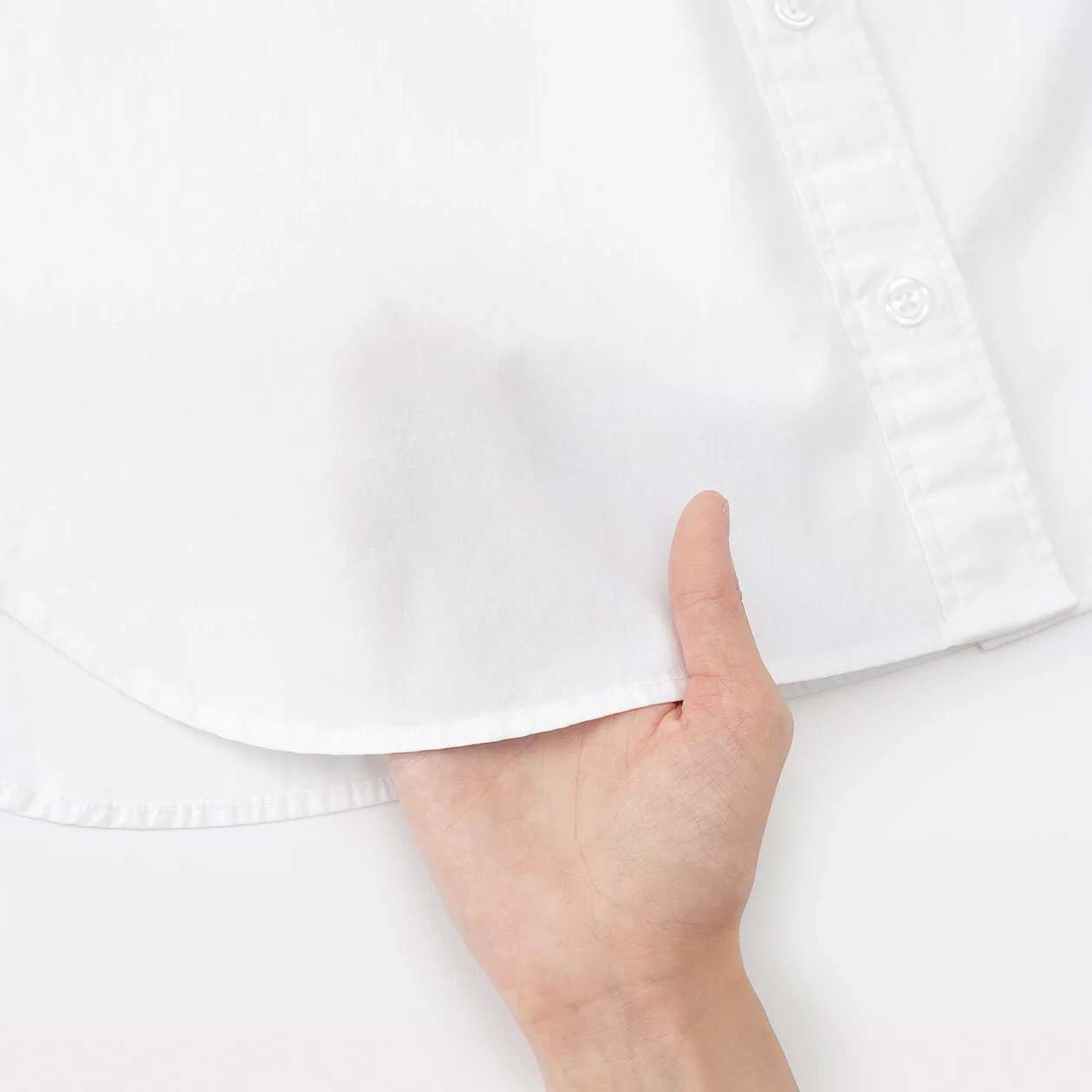 Washed Broadcloth 100% Cotton Long Sleeve Shirt - Image 9